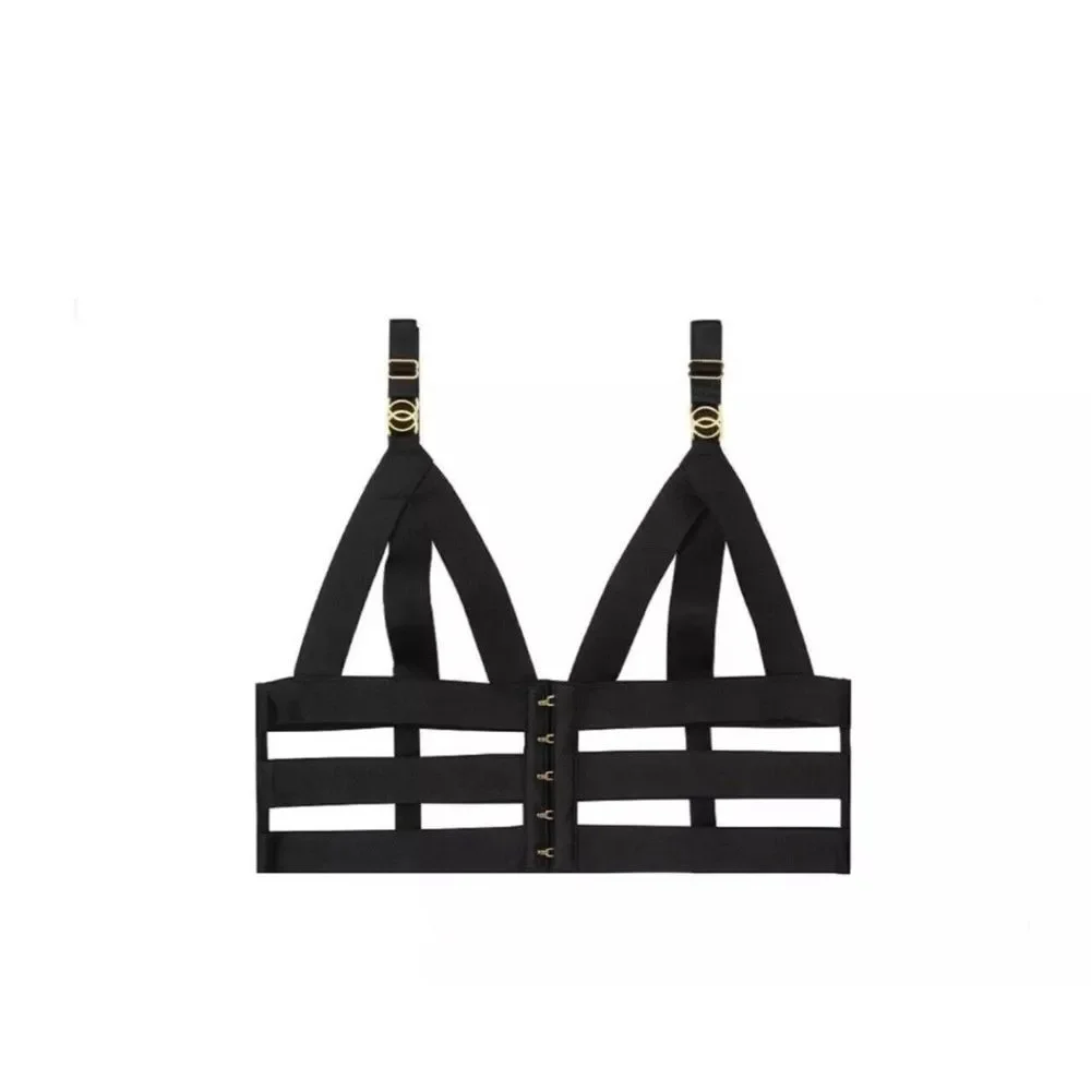Victoria's Secret‎ Very Sexy Luxe Lingerie Unlined Strappy Bralette Banded Sz S